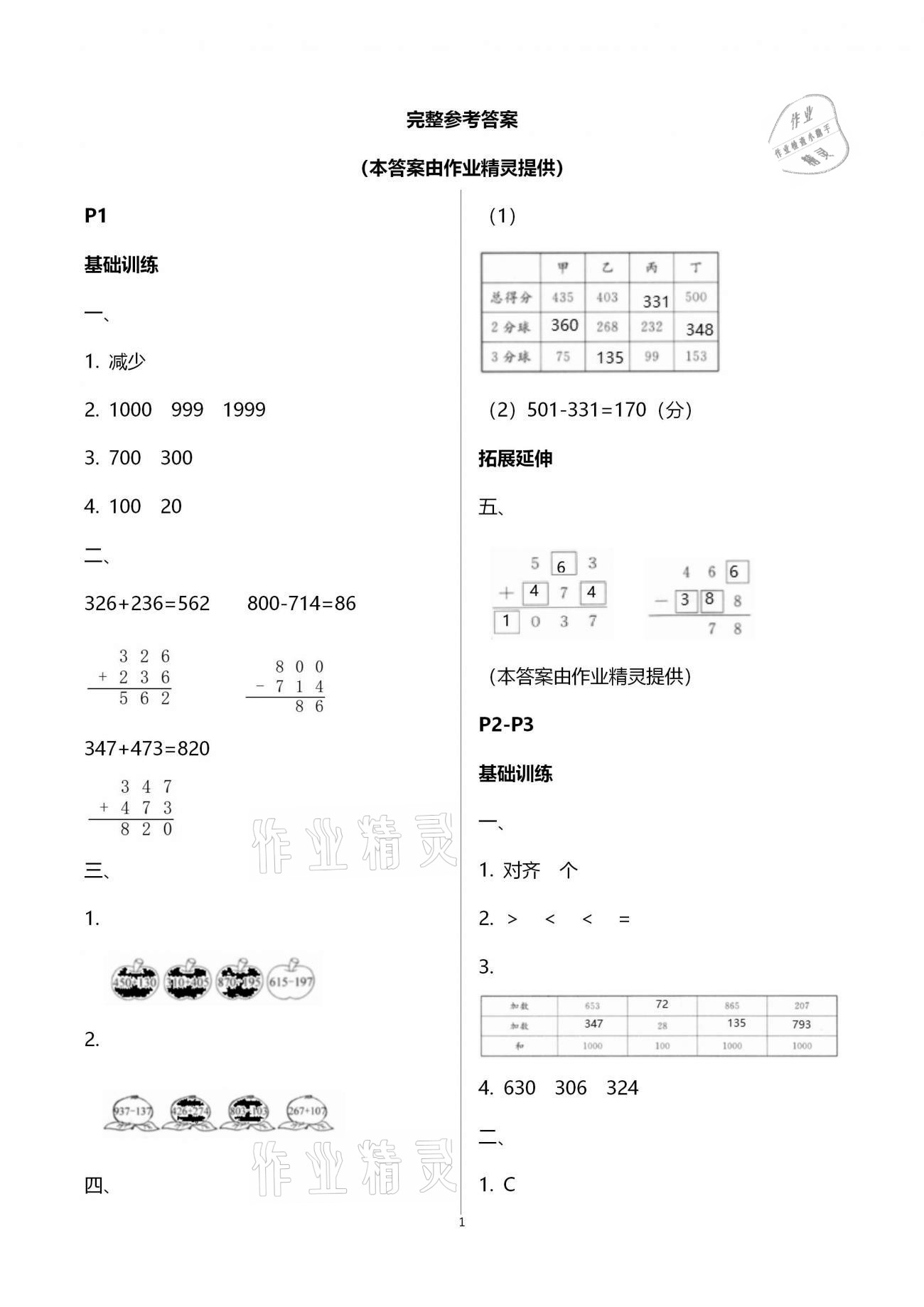 小学数学加减题目_小学一年级数学加减法练习题_小学加减题目