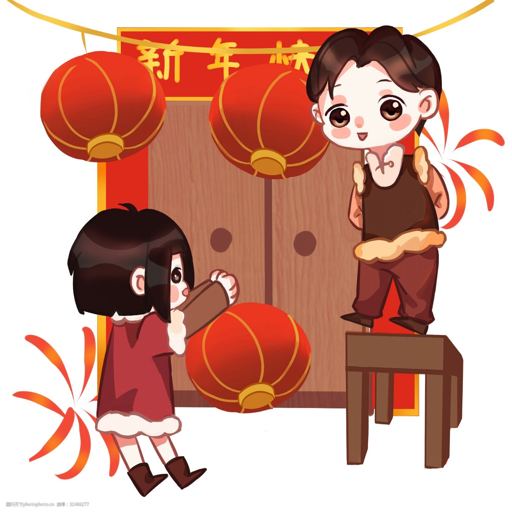 头像新年可爱2021_头像新年版_原神新年头像