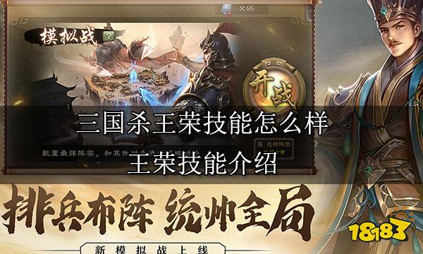 三国杀王荣_三国杀王荣强不强_三国杀王荣吉占有什么技巧吗