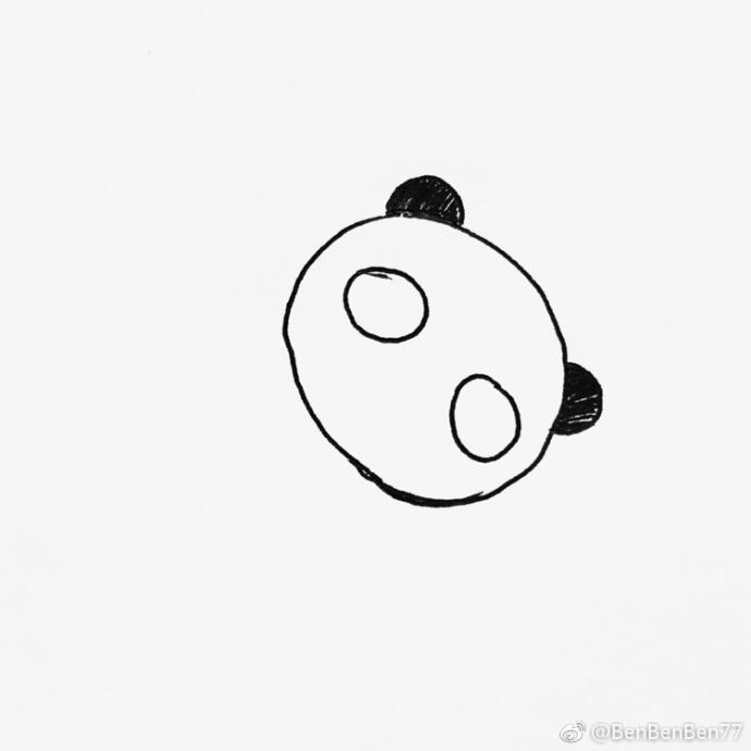 国宝熊猫画画_国宝熊猫国画_国宝大熊猫怎么画