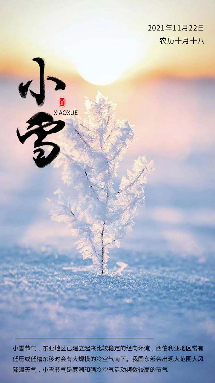 小雪节气走心文案_24节气小雪文案_小雪节气文案